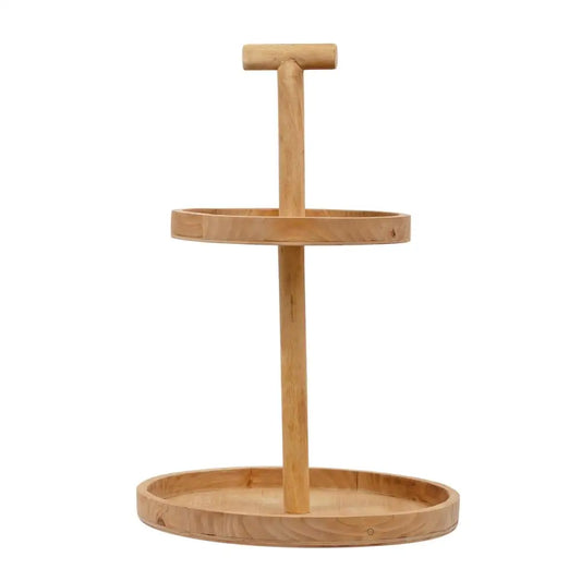 Wood 2-Tier Stand - PABOOM
