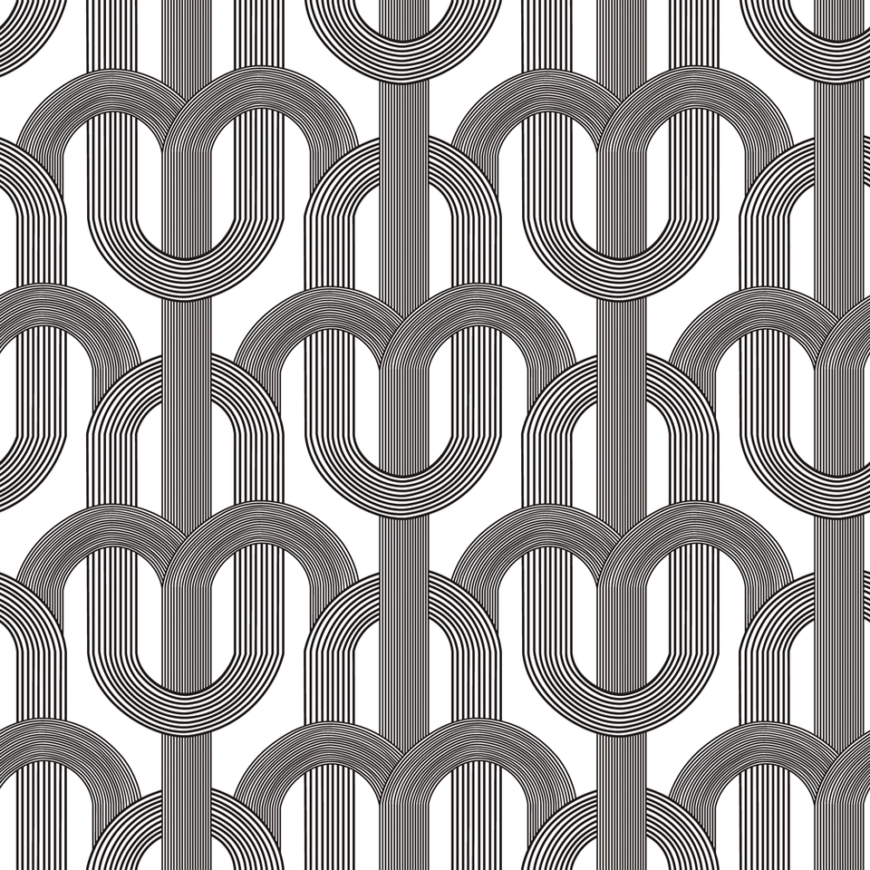 Lattice Ink Peel and Stick Wallpaper, 28 sq. ft.