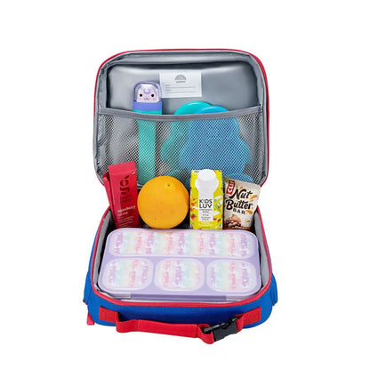 Ellis Lunch Bag Blue Color Block - PABOOM