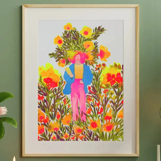 Ideas Portrait Art Print - PABOOM