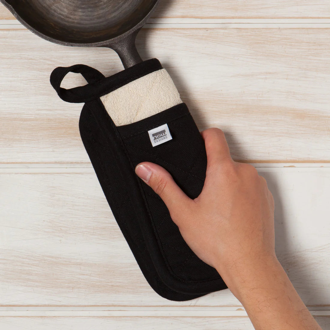 Black Pocket Potholder