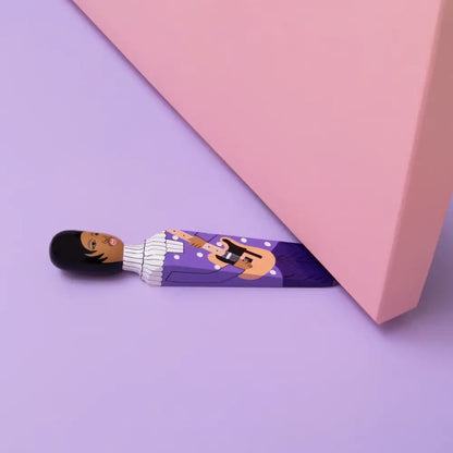 Wallis&Co - The Purple One Wedgie Door Stopper