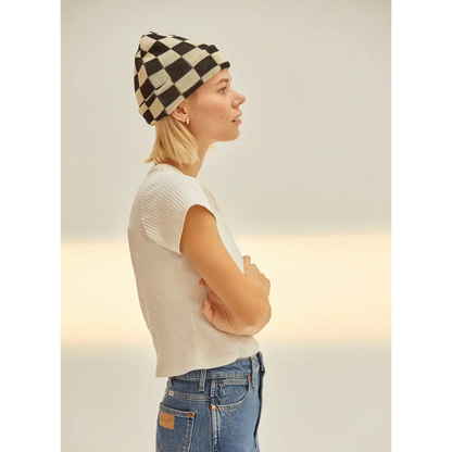 Checkered Slack Beanie - PABOOM