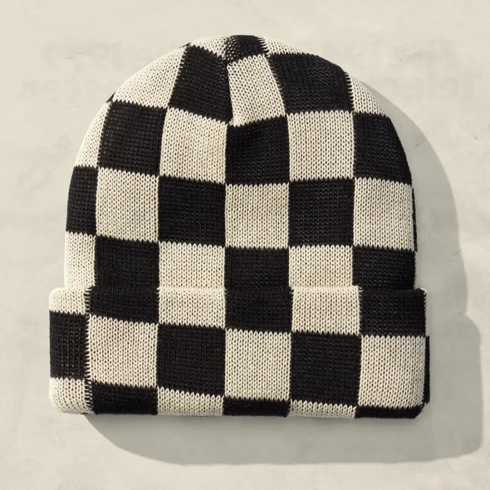 Checkered Slack Beanie - PABOOM
