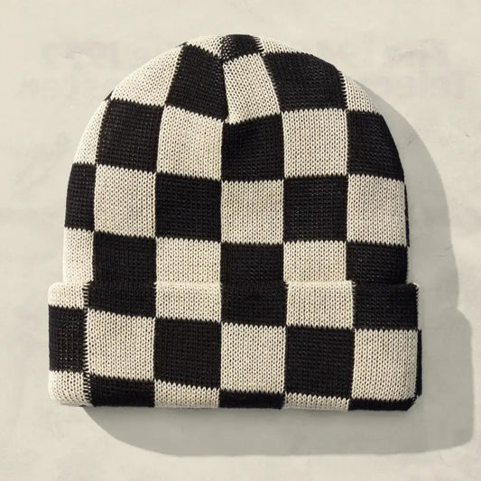 Checkered Slack Beanie - PABOOM