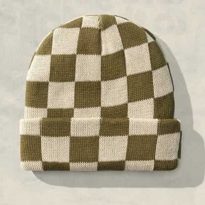 Checkered Slack Beanie - PABOOM