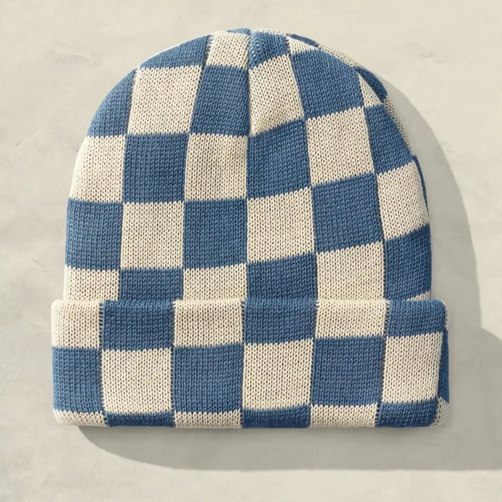 Checkered Slack Beanie - PABOOM