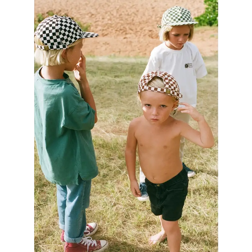 Kids Checkerboard Field Trip Hat - PABOOM