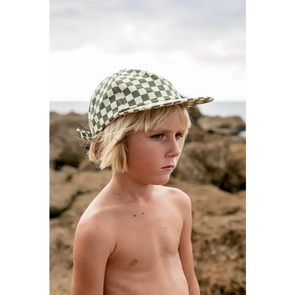 Kids Checkerboard Field Trip Hat - PABOOM