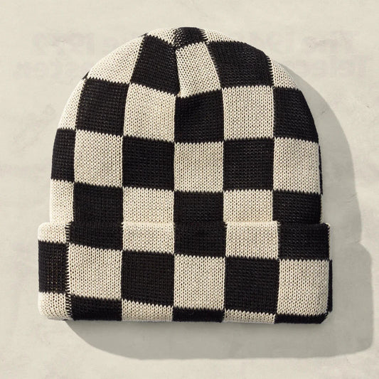 Checkered Slack Beanie