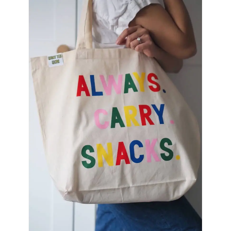 Always Carry Snacks Tote Bag - PABOOM