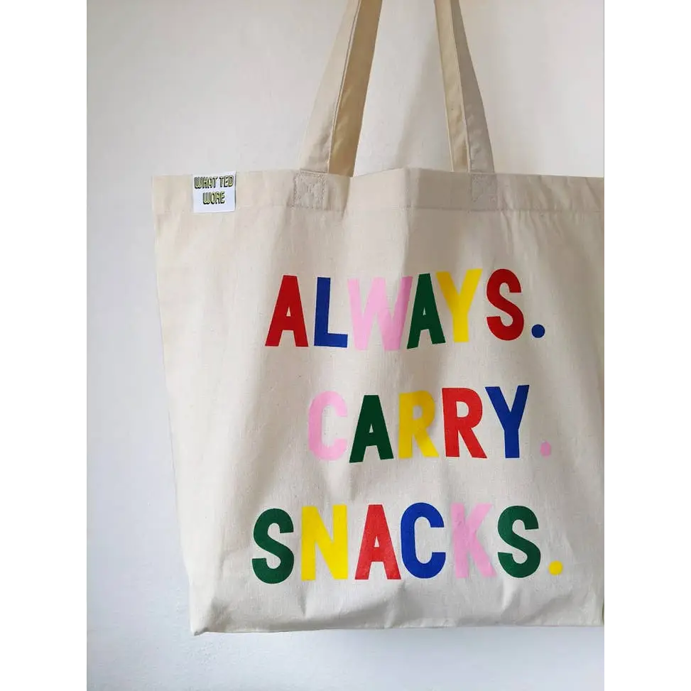 Always Carry Snacks Tote Bag - PABOOM
