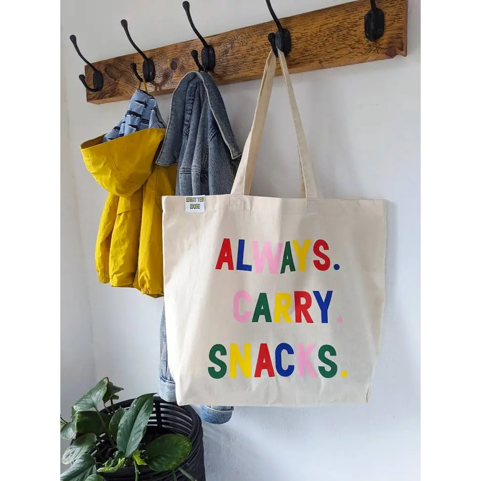 Always Carry Snacks Tote Bag - PABOOM