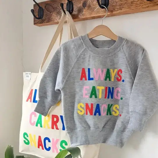 Always Eating Snacks Sweatshirt - PABOOM