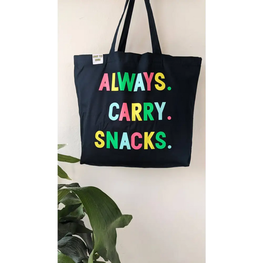 The Navy Always Carry Snacks Tote - PABOOM