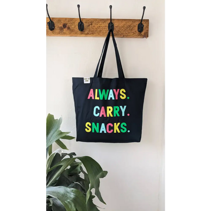 The Navy Always Carry Snacks Tote - PABOOM