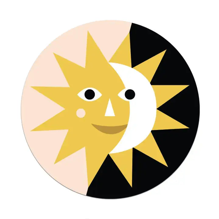 Day and Night Die Cut Sticker - PABOOM