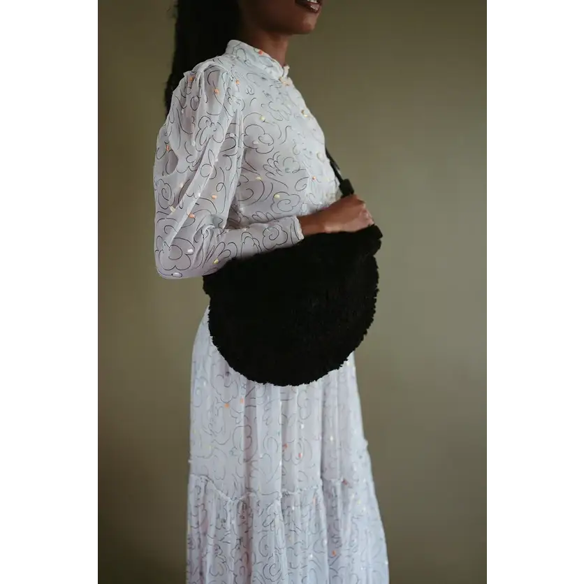 Black Shearling Sling M - PABOOM