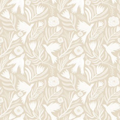 Otomi Dove Ivory Peel and Stick Wallpaper, 28 sq. ft.