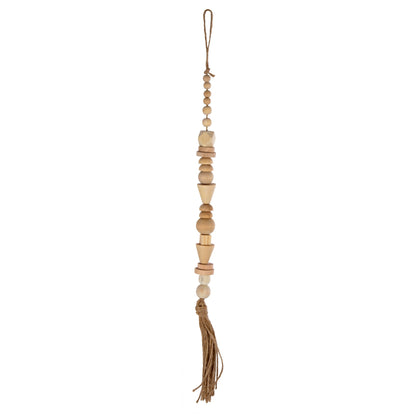 Wooden Beaded Tassel