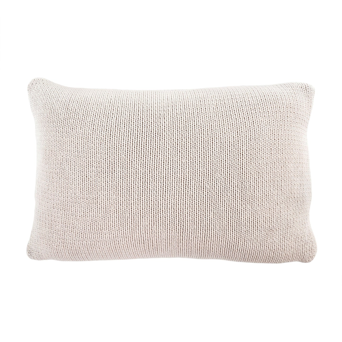 Cotton Knit Pillow Mocha