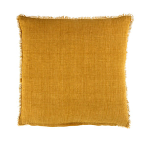 Lina Linen Cushion Honey 24"