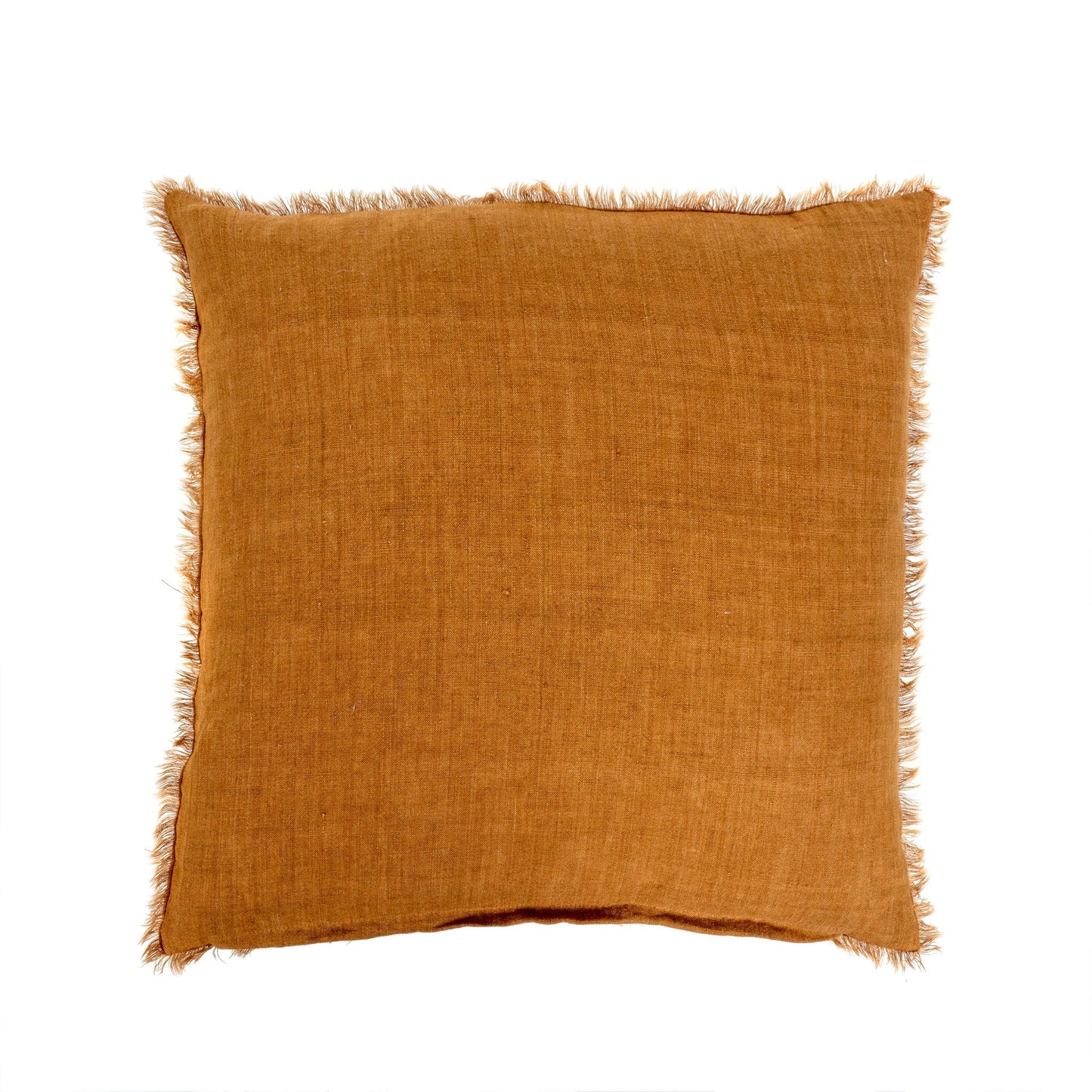 Lina Linen Pillow 24" Ochre