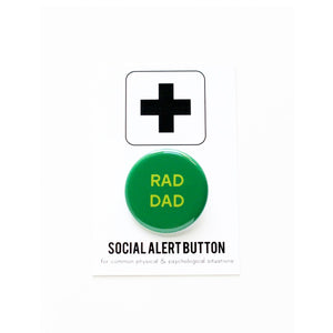 Social Alert Pinback Button