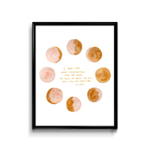 I Have Late Night Conversations With The Moon Art Print