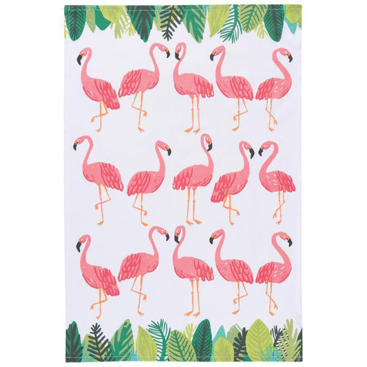 Flamingos Teatowel