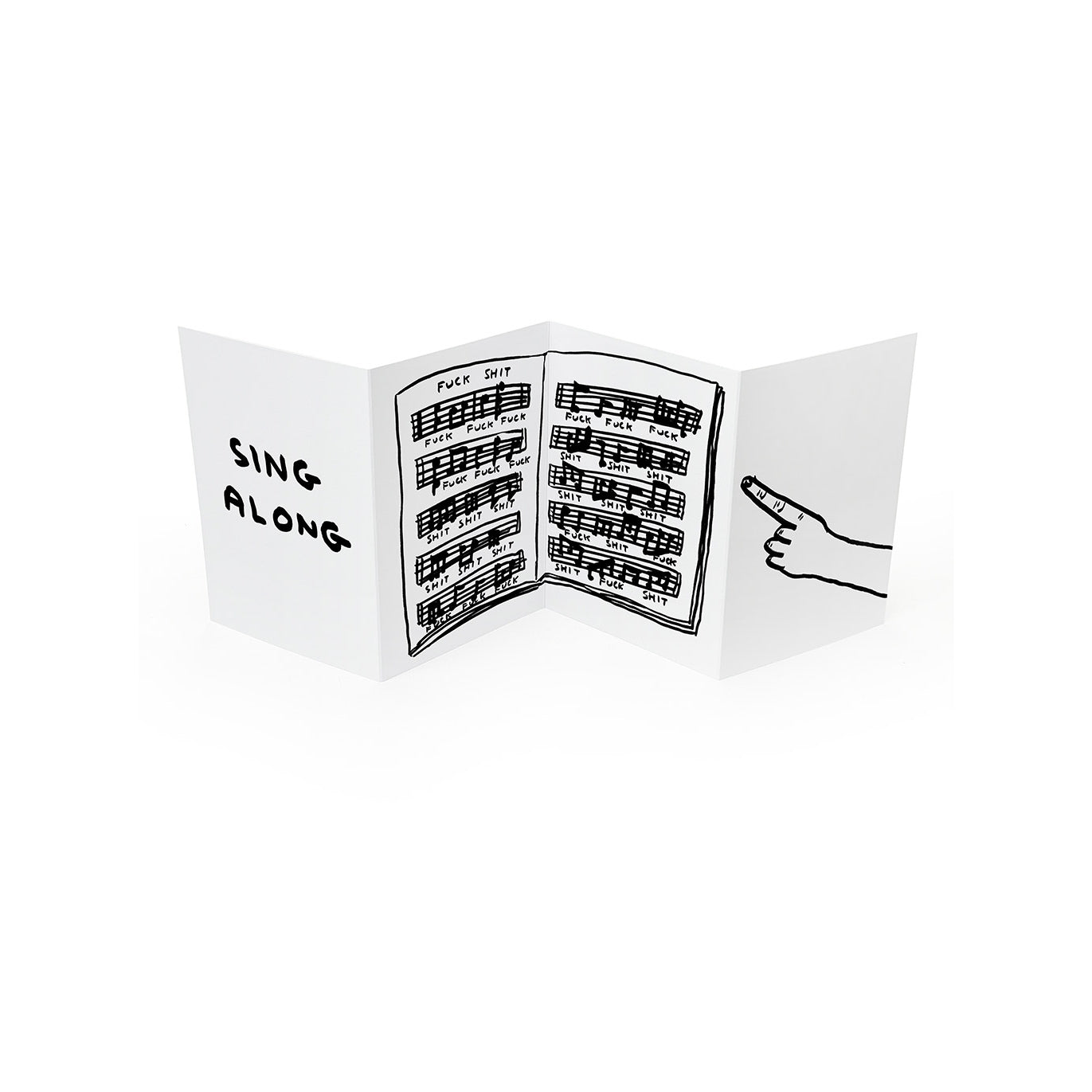 Sing Along Concertina Card