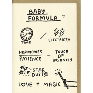 Baby Formula Card
