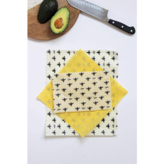 Honey Bees Food Wrap Set