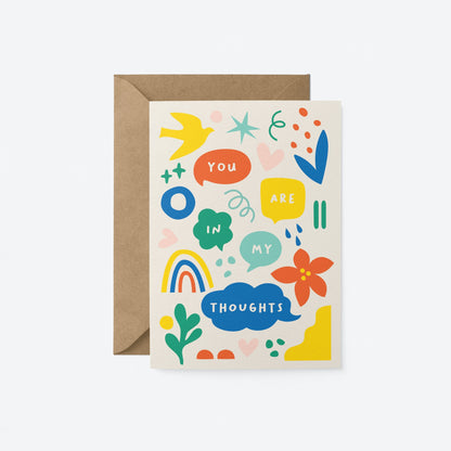 You Are In My Thoughts Card