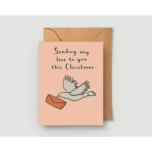 Sending Love Christmas Card