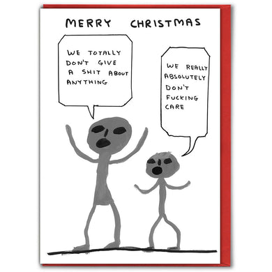 Don't Give A Shit Christmas Card