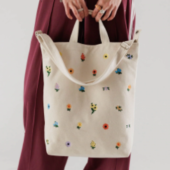 Baggu Duck Bag Embroidered Ditsy Floral