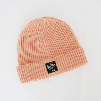 Crying Heart Ribbed Beanie