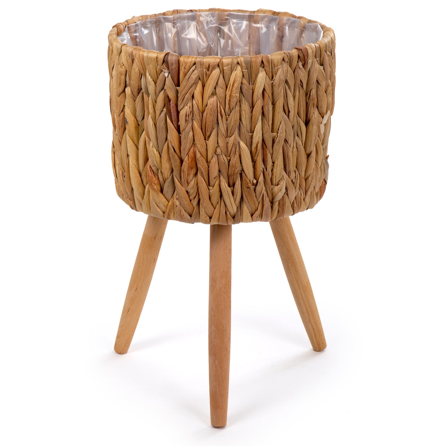 Planter Basket with Wood Legs