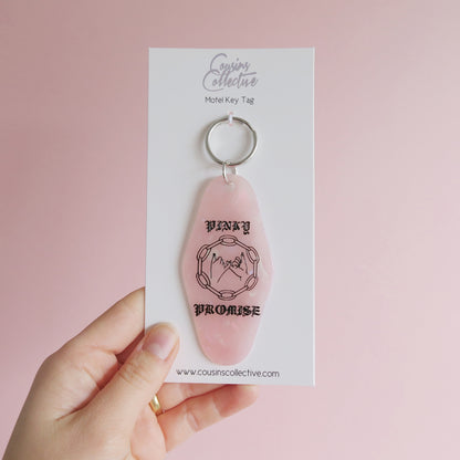 Pinky Promise Motel Keytag