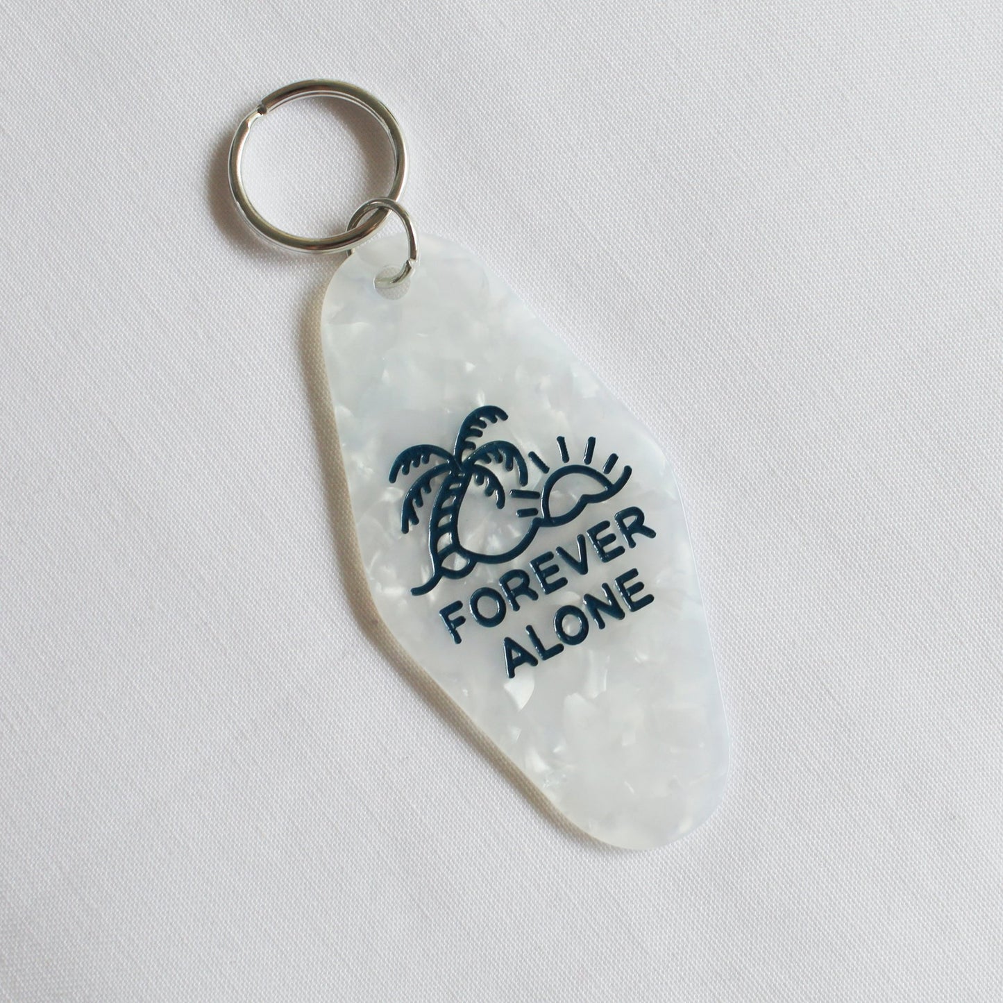 Forever Alone Motel Keytag