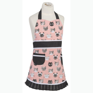 Sally Kid's Apron Cats Meow