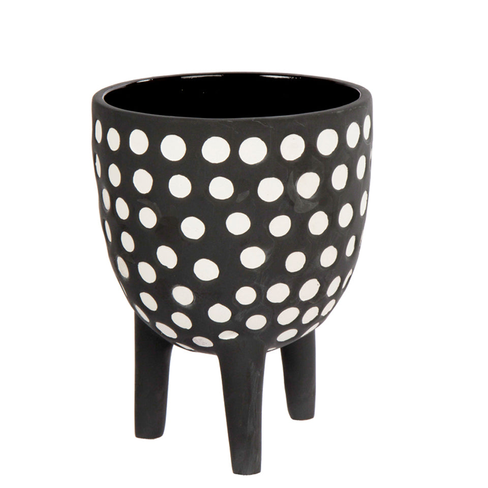 Footed Dots Planter