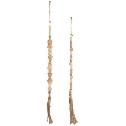 Wooden Beaded Tassel