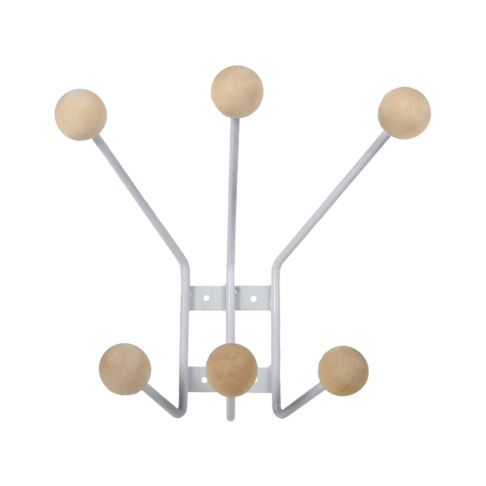 Ball 6 Hook Rack