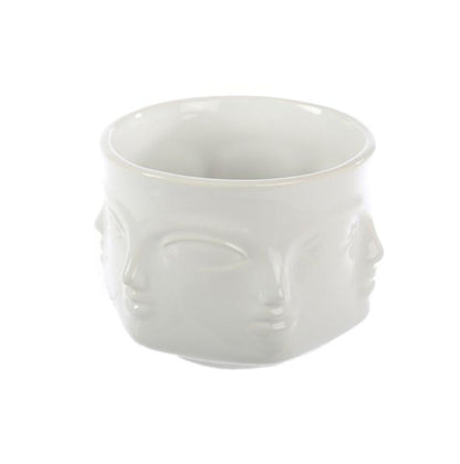 Faces Porcelain Planter