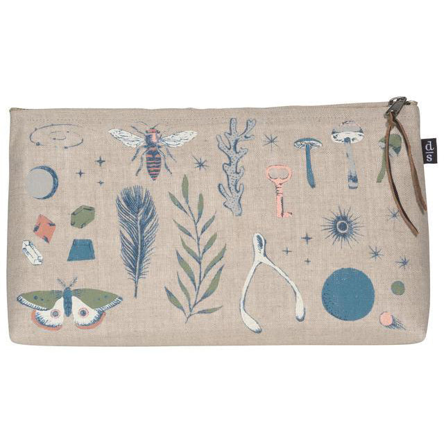 Linen Cosmetic Bag Mystique