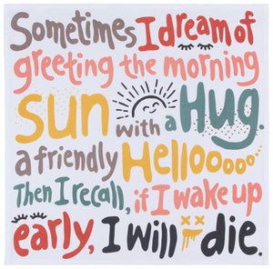 Teatowel Daily Affirmations