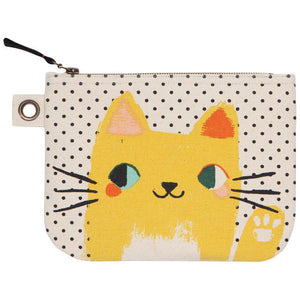 Zip Pouch Large Meow Meow