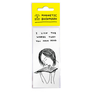 Lick The Words Magnetic Bookmark